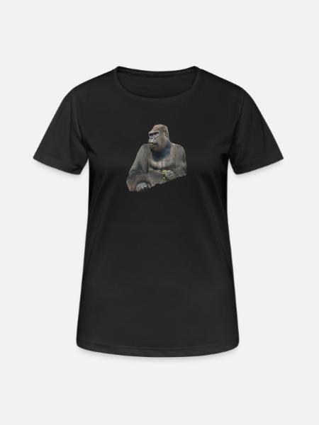 gorilla - T-shirt respirant Femme - noir