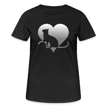Cat Cat Cat Cat Cat Pussy - Women's Breathable T-Shirt - black - Front - AI Model Female 172 light (172cm)