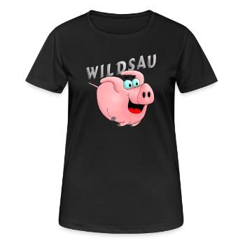 sow - Women's Breathable T-Shirt - black - Front - AI Model Female 172 light (172cm)