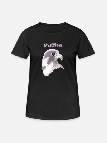 sokół - Dame T-shirt svedtransporterende - sort