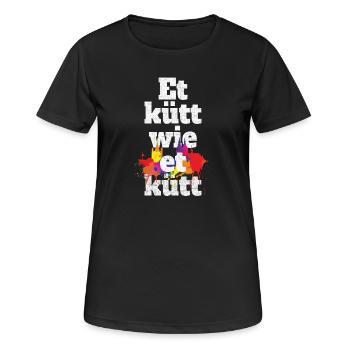 Köln Et Kütt Wie Et Kütt Kölner Grundgesetz Kölsch - Women's Breathable T-Shirt - black - Front - AI Model Female 172 light (172cm)