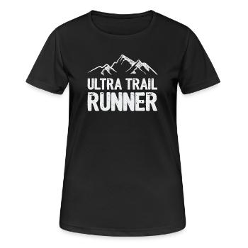 Ultra Trail Runner - T-shirt respirant Femme - noir - Devant - AI Model Female 172 light (172cm)