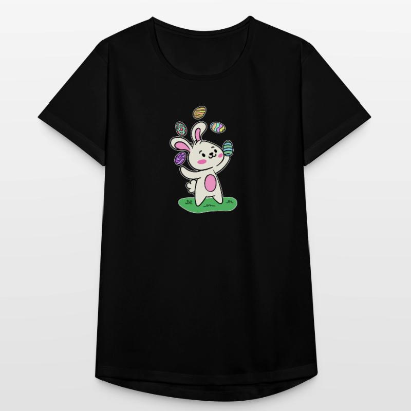 Easter bunny Easter bunny Easter eggs Happy Easter Women's Breathable T-Shirt