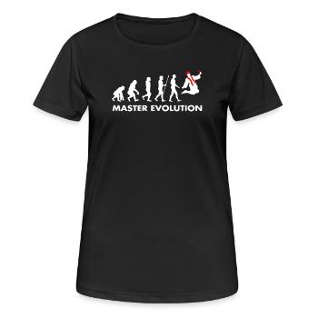 Master evolution development graduation diploma - Women's Breathable T-Shirt - black - Front - AI Model Female 172 light (172cm)