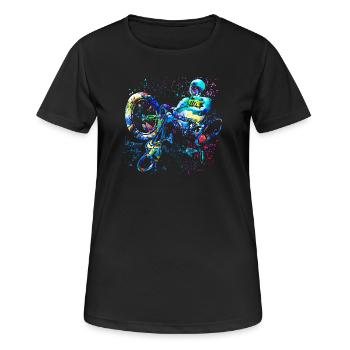 BMX Bike Bike Bike - VTT - Mountain Bike - Women's Breathable T-Shirt - black - Front - AI Model Female 172 light (172cm)