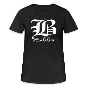 chemise bobber - T-shirt respirant Femme - noir - Devant - AI Model Female 172 light (172cm)