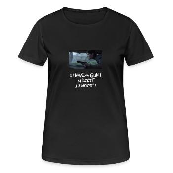 Ellie, The Last of, us, FIREFLIES - Women's Breathable T-Shirt - black - Front - AI Model Female 172 light (172cm)