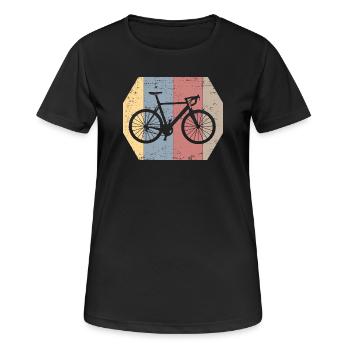 bicycle - Women's Breathable T-Shirt - black - Front - AI Model Female 172 light (172cm)