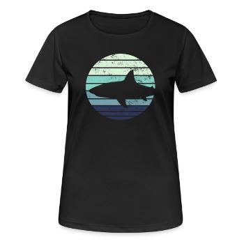 Shark shark - Women's Breathable T-Shirt - black - Front - AI Model Female 172 light (172cm)