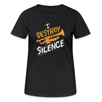 Trumpet Trumpeter - Women's Breathable T-Shirt - black - Front - AI Model Female 172 light (172cm)