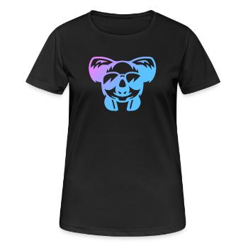 Koala Koala Bear - Women's Breathable T-Shirt - black - Front - AI Model Female 172 light (172cm)