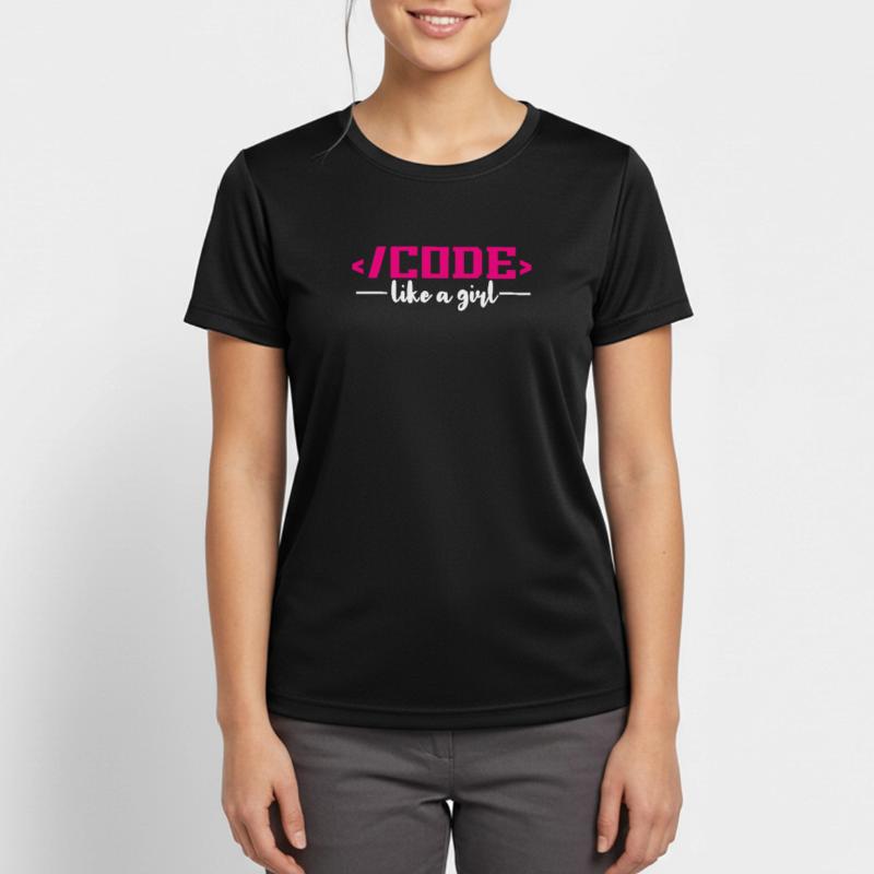 Codierung Programmierung Informatik Frauen T-Shirt atmungsaktiv