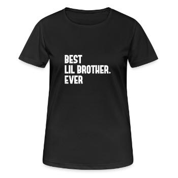 Bester Bruder Aller Zeiten - Frauen T-Shirt atmungsaktiv - Schwarz - Vorne - AI Model Female 172 light (172cm)