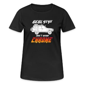 Land cruiser - T-shirt respirant Femme - noir - Devant - AI Model Female 172 light (172cm)
