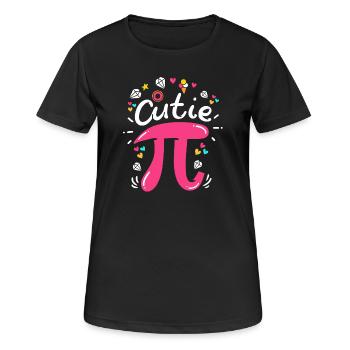 Pi Tag Pi Mathe - Frauen T-Shirt atmungsaktiv - Schwarz - Vorne - AI Model Female 172 light (172cm)