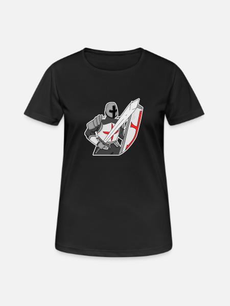 Knights Templar Knight Middle Ages - Women's Breathable T-Shirt - black