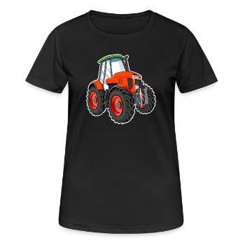Tractor - Women's Breathable T-Shirt - black - Front - AI Model Female 172 light (172cm)