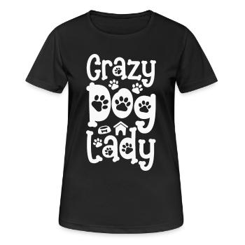 Dog Dogs - Women's Breathable T-Shirt - black - Front - AI Model Female 172 light (172cm)