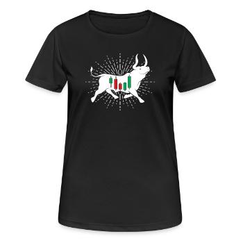 Stocks Bulle - Women's Breathable T-Shirt - black - Front - AI Model Female 172 light (172cm)