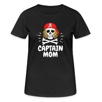 Pirate - T-shirt respirant Femme - noir - Devant - AI Model Female 172 light (172cm)