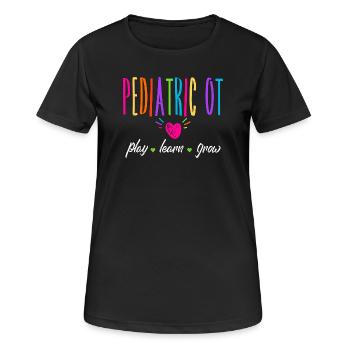 Occupational therapy - Women's Breathable T-Shirt - black - Front - AI Model Female 172 light (172cm)