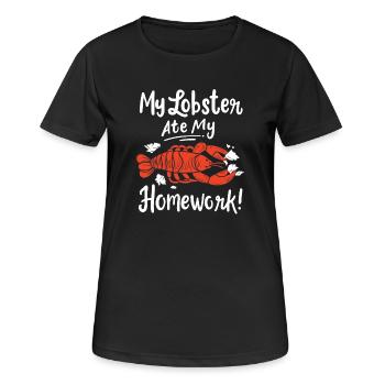 Homard - T-shirt respirant Femme - noir - Devant - AI Model Female 172 light (172cm)