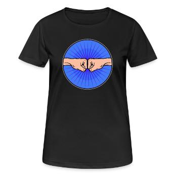 Buddy Best Friends - Women's Breathable T-Shirt - black - Front - AI Model Female 172 light (172cm)