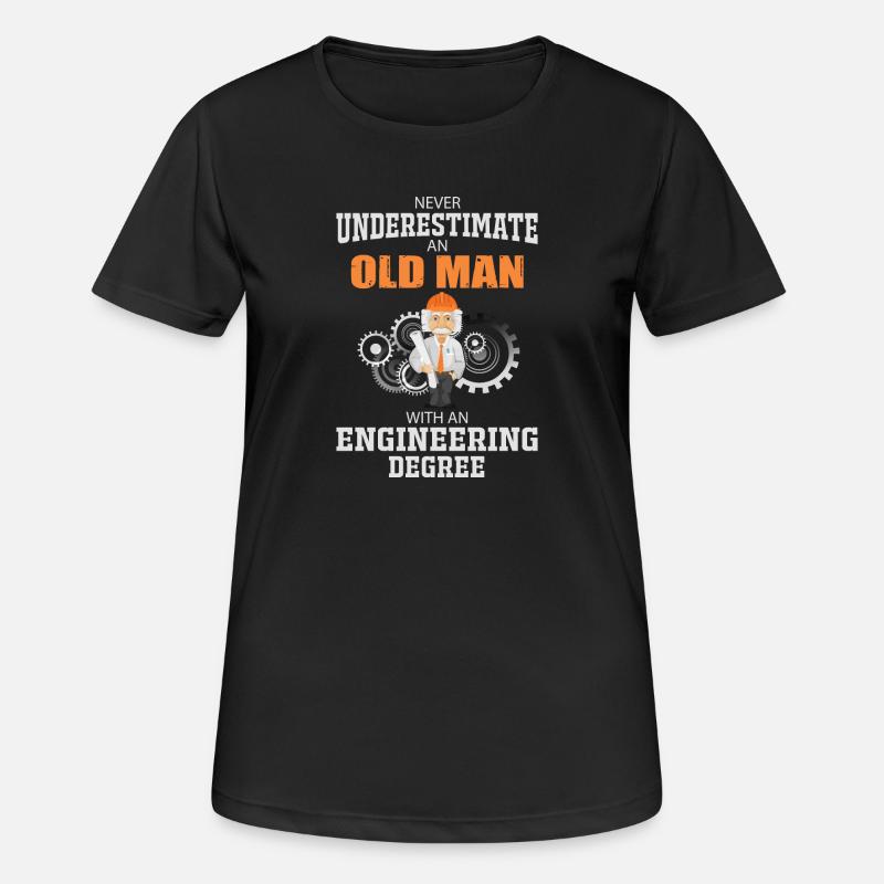 engineer - Women's Breathable T-Shirt - black