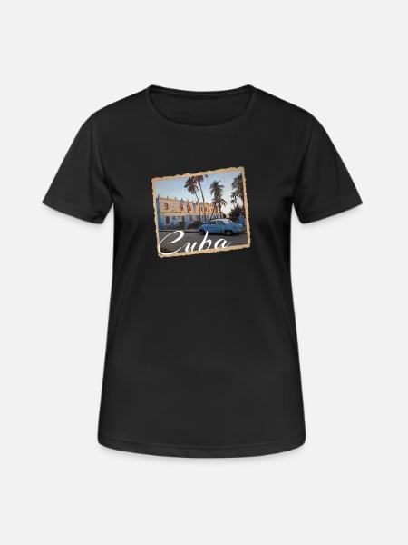 Cuba - T-shirt respirant Femme - noir