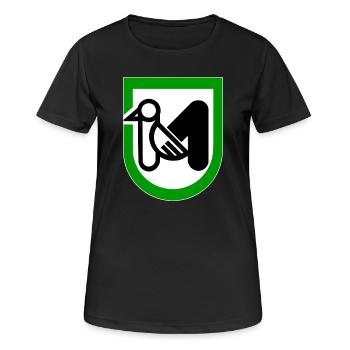 Marche Italie - T-shirt respirant Femme - noir - Devant - AI Model Female 172 light (172cm)
