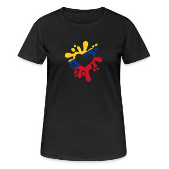 Colombie - T-shirt respirant Femme - noir - Devant - AI Model Female 172 light (172cm)