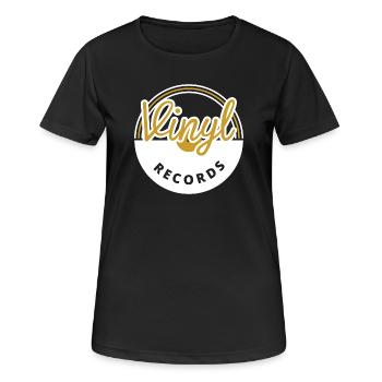Vinyles - T-shirt respirant Femme - noir - Devant - AI Model Female 172 light (172cm)