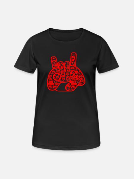 gamerr - T-shirt respirant Femme - noir