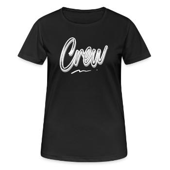 Crew - Women's Breathable T-Shirt - black - Front - AI Model Female 172 light (172cm)