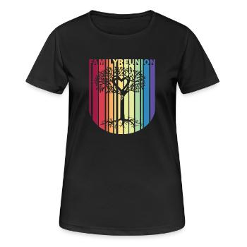 Family Reunion Family Reunion Family Tree - Women's Breathable T-Shirt - black - Front - AI Model Female 172 light (172cm)