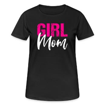 Girl Mom Daughter Mother Mom - Women's Breathable T-Shirt - black - Front - AI Model Female 172 light (172cm)