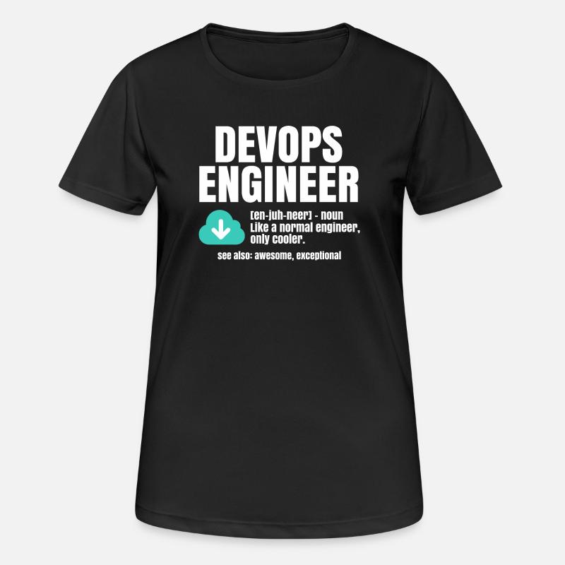 Devops Engineer - Women's Breathable T-Shirt - black