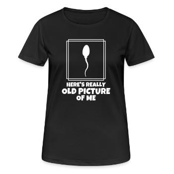 Foto, Fotografie, Geburt - Frauen T-Shirt atmungsaktiv - Schwarz - Vorne - AI Model Female 172 light (172cm)