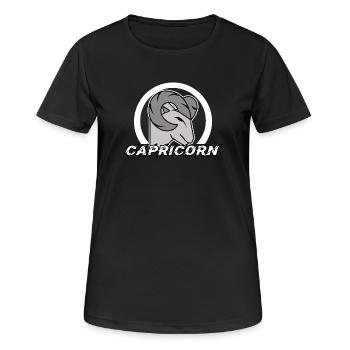 Horoscope Capricorn Zodiac Sign Astronomy - Women's Breathable T-Shirt - black - Front - AI Model Female 172 light (172cm)