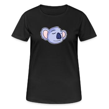 Koala Head Koalas - Women's Breathable T-Shirt - black - Front - AI Model Female 172 light (172cm)