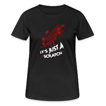 Halloween scratch mark - Women's Breathable T-Shirt - black - Front - AI Model Female 172 light (172cm)