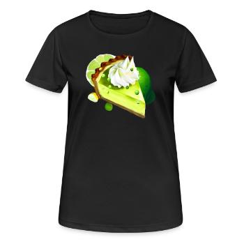 Lime Cake Piece Lime Cake - Women's Breathable T-Shirt - black - Front - AI Model Female 172 light (172cm)