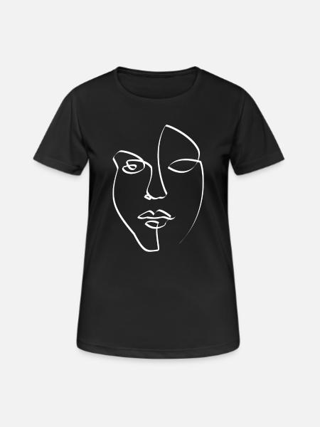 Face - Women's Breathable T-Shirt - black