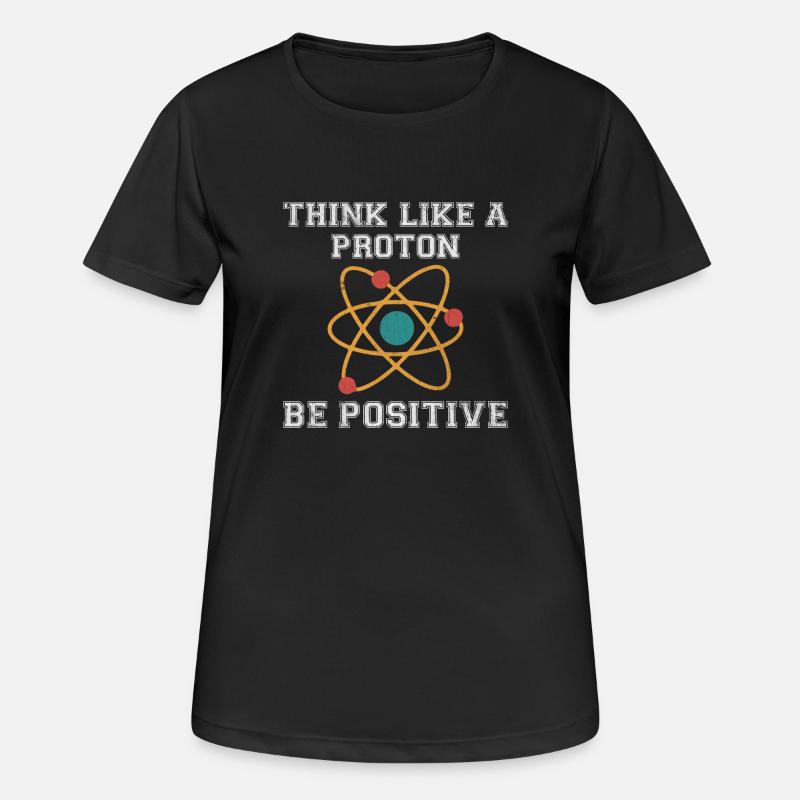 Positive proton - Women's Breathable T-Shirt - black