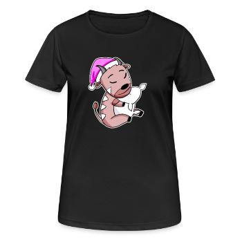 Antilope - T-shirt respirant Femme - noir - Devant - AI Model Female 172 light (172cm)
