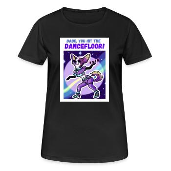 Chihuahua Babe, tu frappes le Dancefloor - T-shirt respirant Femme - noir - Devant - AI Model Female 172 light (172cm)
