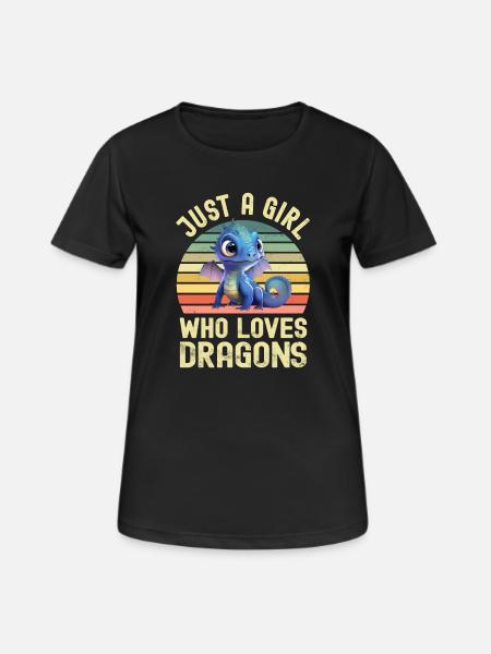 Dragon Dragon - Women's Breathable T-Shirt - black