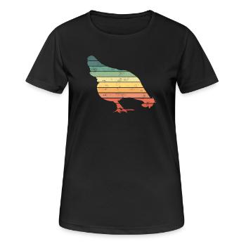 Chicken Chickens - Women's Breathable T-Shirt - black - Front - AI Model Female 172 light (172cm)