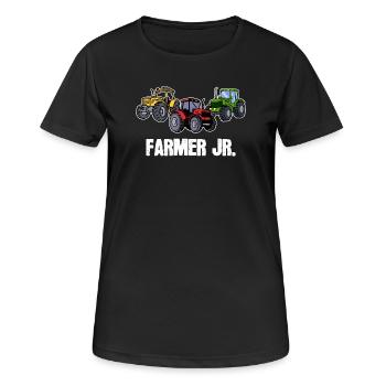 Déclaration de tracteur Jeune agriculteur Machines agricoles Agriculture agricole - T-shirt respirant Femme - noir - Devant - AI Model Female 172 light (172cm)