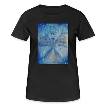 Archangel Michael - Women's Breathable T-Shirt - black - Front - AI Model Female 172 light (172cm)
